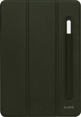 LAUT Huex Folio - beskyttelsesfoder med holder til Apple Pencil til iPad 10.9" 10G (militærgrøn)