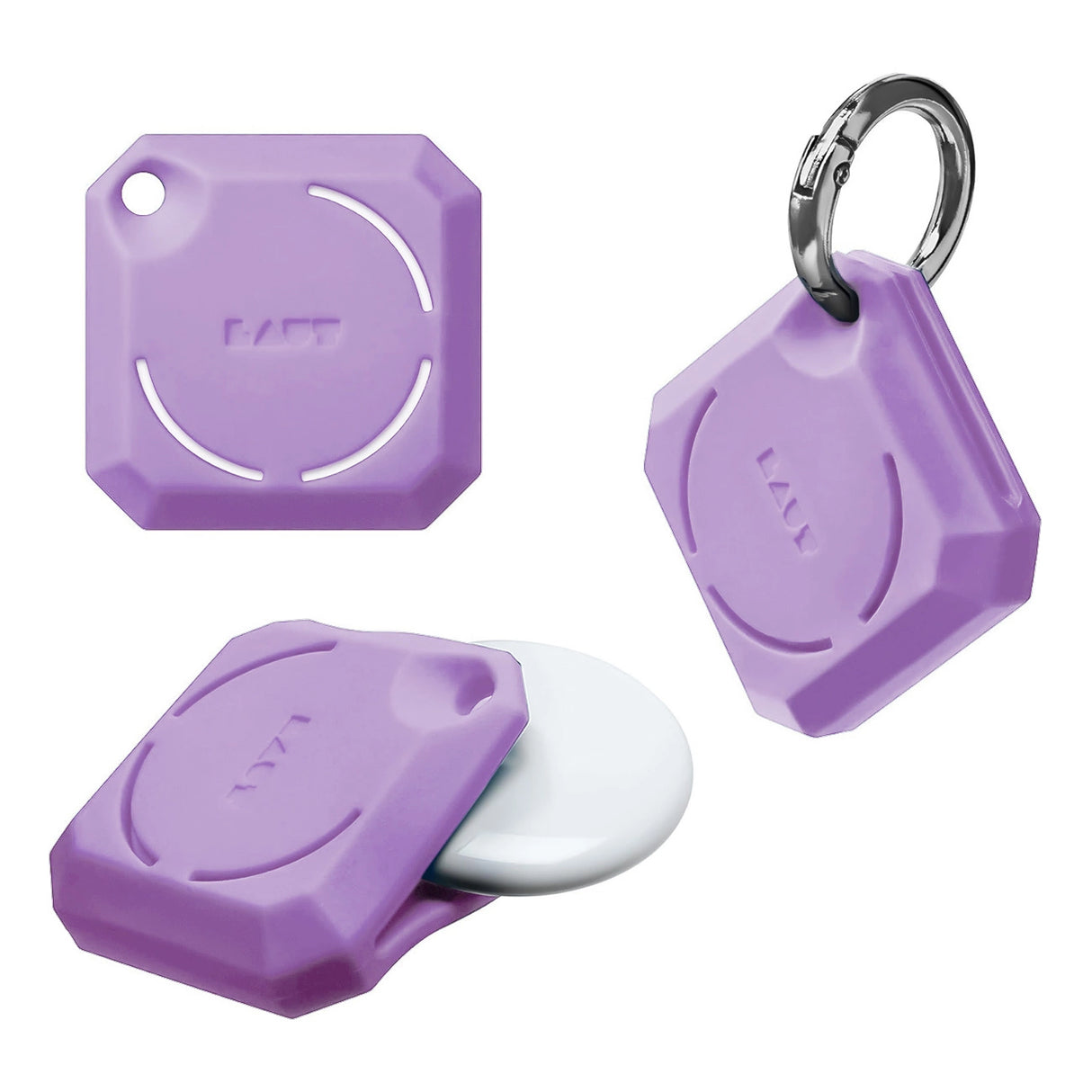 LAUT Huex Gems - beskyttelsesfodral til AirTag (violet)