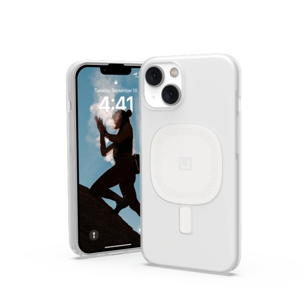 UAG Lucent [U] MagSafe-fodral til iPhone 14 Plus - hvid