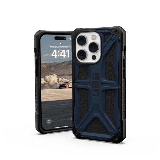 UAG Monarch-hylster til iPhone 14 Pro - blå