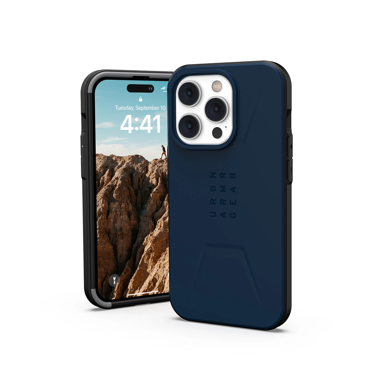 UAG Civilian MagSafe case til iPhone 14 Pro - mørkblå