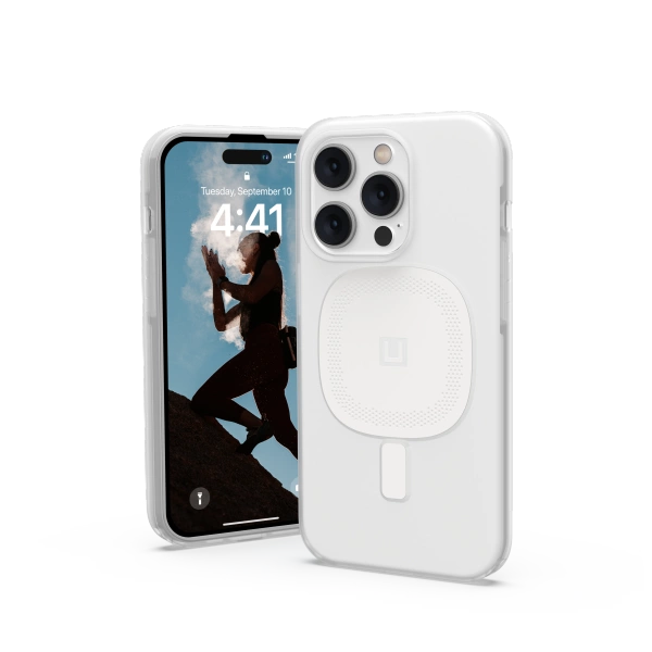 UAG Lucent [U] MagSafe-hylster til iPhone 14 Pro - hvid