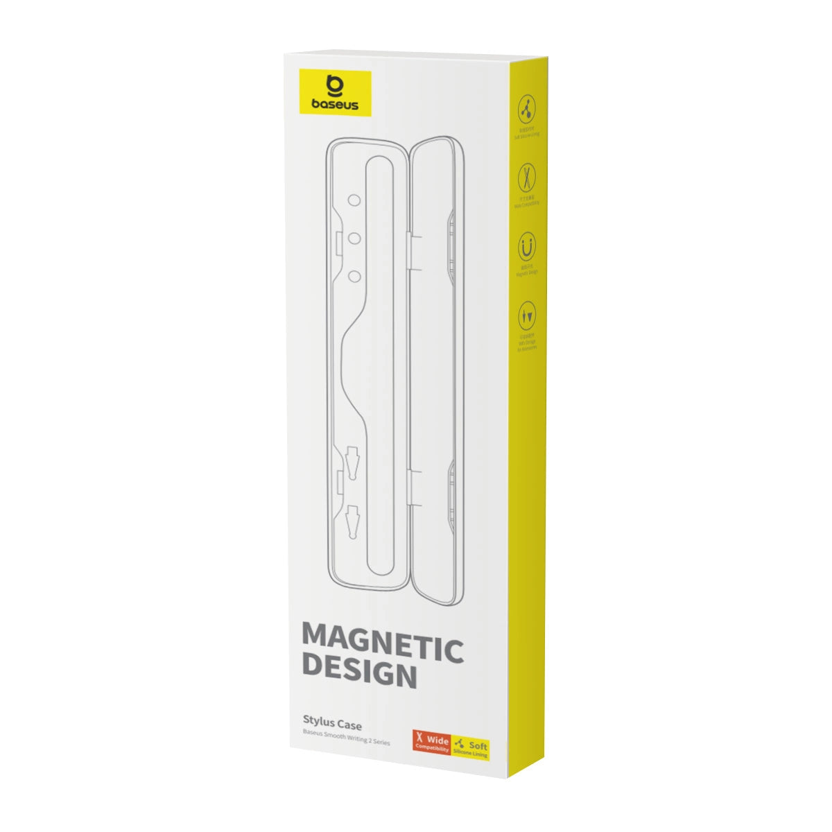 Stylus- etui til Baseus Smooth Writing 2 tablet - hvid