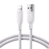Joyroom Multi-Color Series S-A34 USB-A / Lightning 3A kabel 1m - hvid