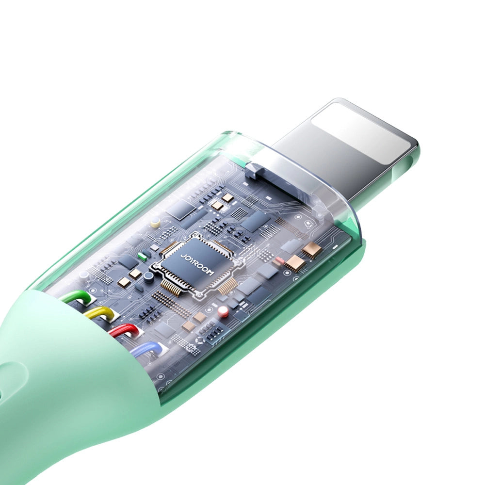 Joyroom Multi-Color Series S-A34 USB-A / Lightning 3A kabel 1m - sort