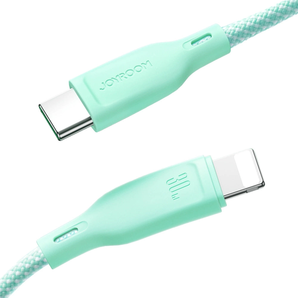 Joyroom Multi-Color Series S-A34 USB-C / USB-C PD 60W 1m Kabel - lilla