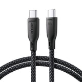Joyroom Multi-Color Series S-A34 USB-C / USB-C PD 60W kabel 1m - sort