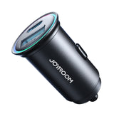 Joyroom JR-CCN04 60W USB-A USB-C mini oplader - sort