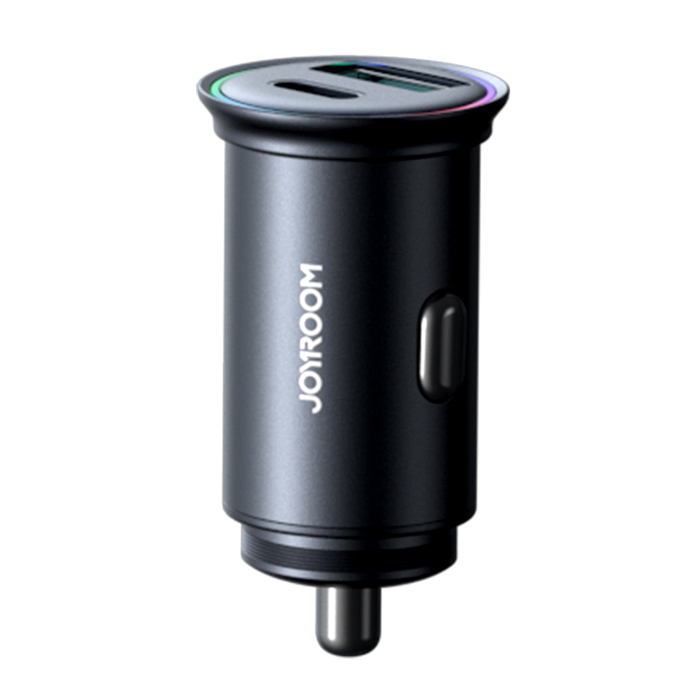 Joyroom JR-CCN04 60W USB-A USB-C mini oplader - sort