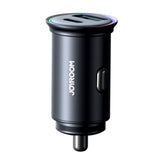 Joyroom JR-CCN04 60W USB-A USB-C mini oplader - sort