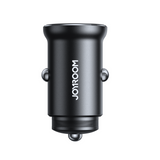 Joyroom JR-CCN06 30W 2x USB-C Metal Mini Car Charger - sort