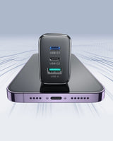 Joyroom JR-TCF10 hurtigoplader 2x USB-C USB-A 32W - sort