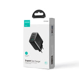 Joyroom JR-TCF10 hurtigoplader 2x USB-C USB-A 32W - sort