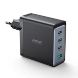 Joyroom JR-TCG04EU 100W GaN oplader 3x USB-C USB-A + USB-C / USB-C kabel 100W - sort