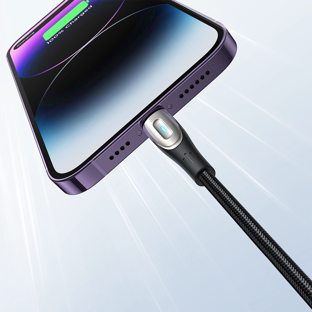 Joyroom Pioneer Series SA31-CL3 USB-C / Lightning 30W 1.2m kabel - sort