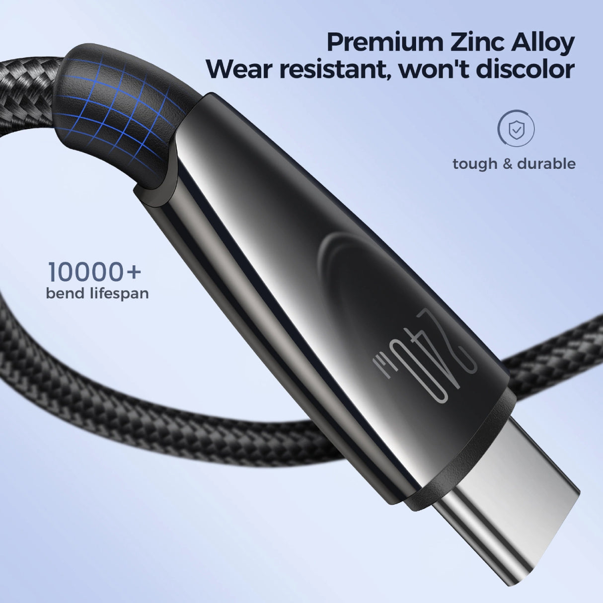 Joyroom Pioneer Series SA31-CC5 USB-C / USB-C 240W Kabel 1,2 m - sort