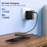 Joyroom Pioneer Series SA31-CC5 USB-C / USB-C 240W Kabel 1,2 m - sort