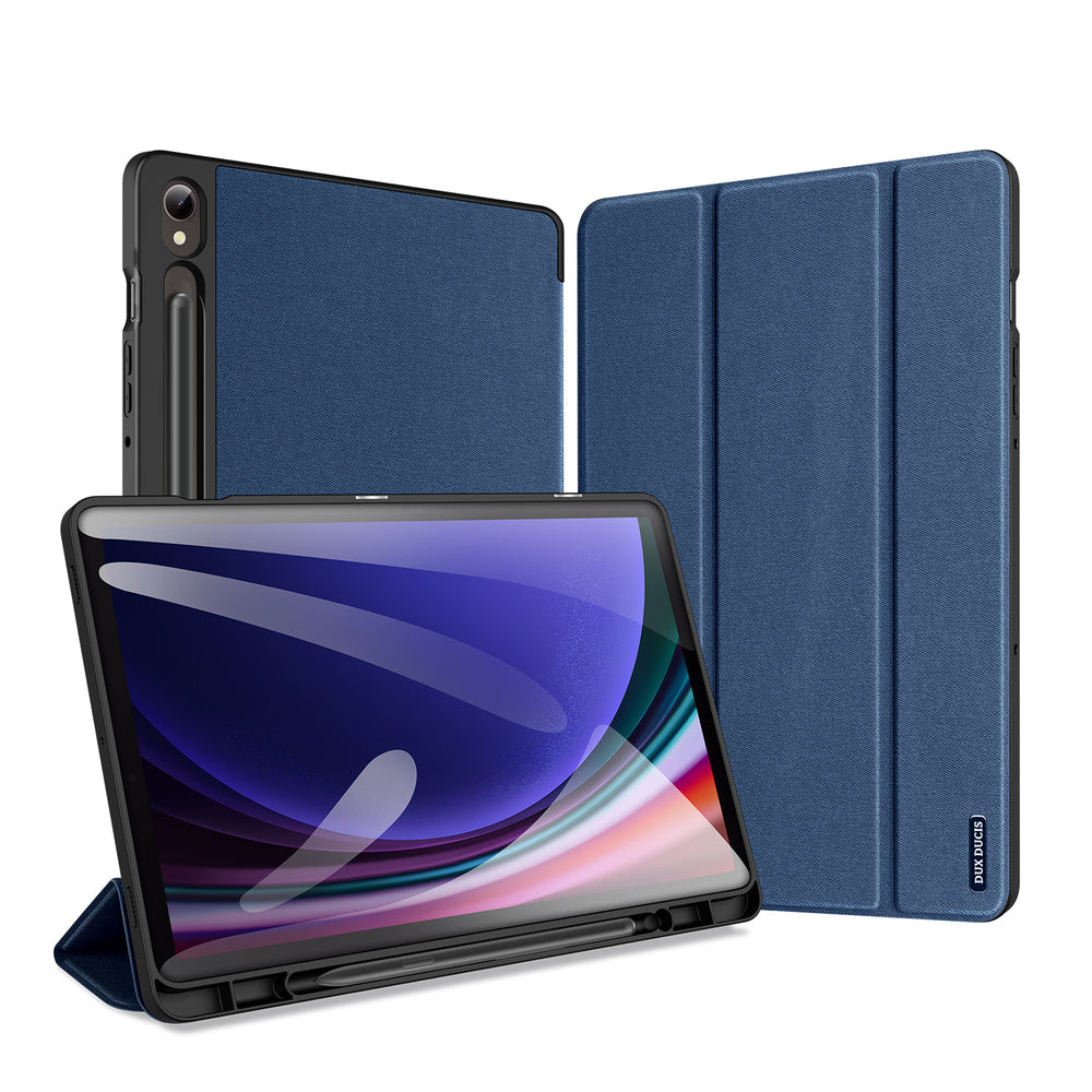 Dux Ducis Domo Samsung Galaxy Tab S9 FE-kasse med stand - blå