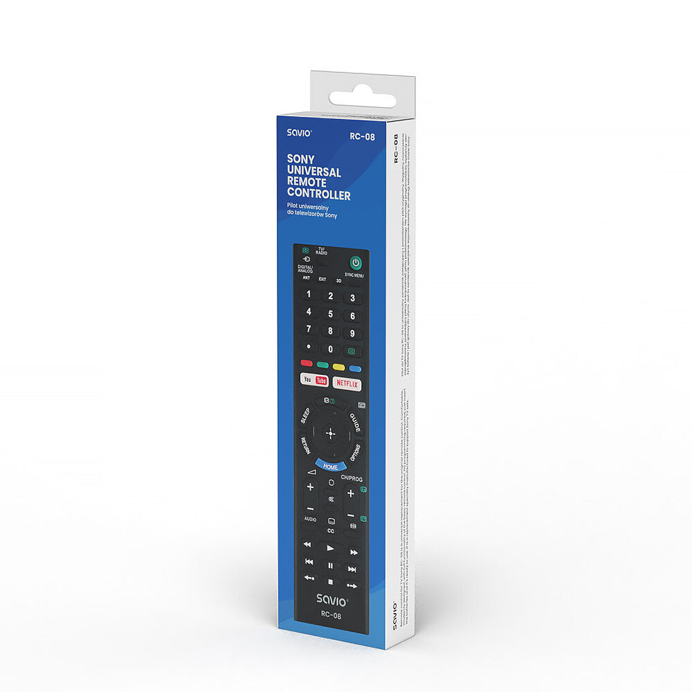 Savio RC-08 fjernbetjening TV Tryk på knapper