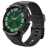 Spigen Rugged Armor Pro Case med rem til Samsung Galaxy Watch 6 Classic (47 mm) - sort