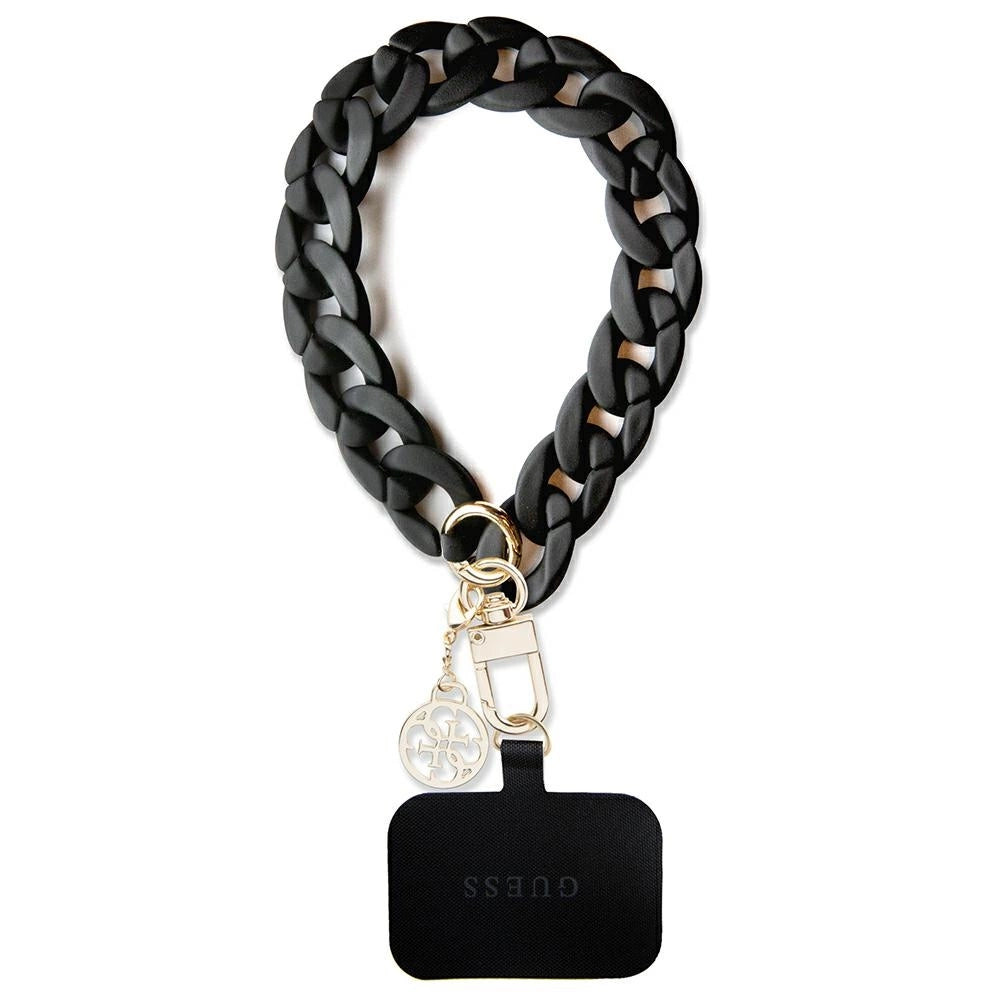 Guess GUOUCBMC4MK Universal Big Hand Strap case - sort Acryl 4G Charm