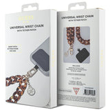 Guess GUOUCBMC4MT Universal Big Hand Strap Acetat Akryl 4G Charm Case