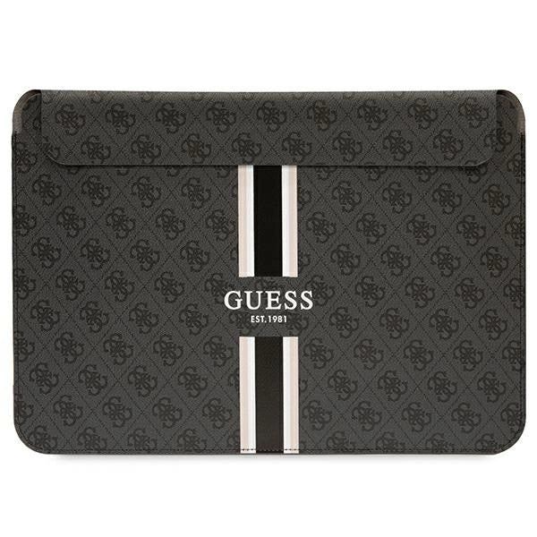 Guess 4G Printed Stripes cover til en 16" laptop - sort