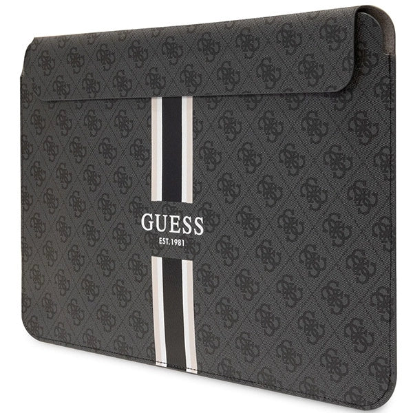 Guess 4G Printed Stripes cover til en 16" laptop - sort