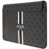 Guess 4G Printed Stripes cover til en 16" laptop - sort