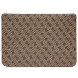 Guess 4G Printed Stripes cover til en 16" laptop - brun