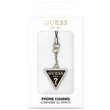 Guess case pendant GUCPMTDCK Phone Strap Triangle Diamond Charm med Rhinestones