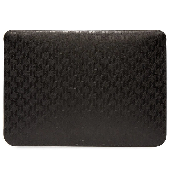 Karl Lagerfeld Saffiano Monogram Choupette case for a 14" laptop - black