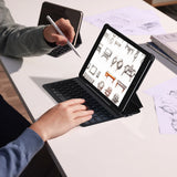 Baseus Brilliance Series keyboard case til iPad 10.2' (2019/2020/2021) + USB-C kabel - sort