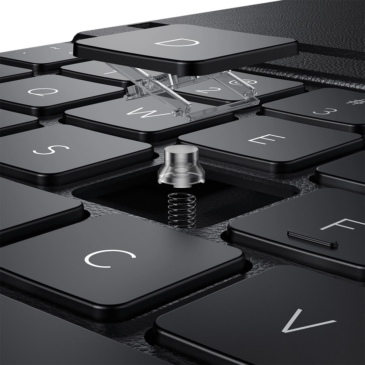 Baseus Brilliance Series keyboard case til iPad 10.2' (2019/2020/2021) + USB-C kabel - sort