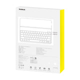 Baseus Brilliance Series keyboard case til iPad 10.2' (2019/2020/2021) + USB-C kabel - sort