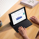 Baseus Brilliance Series keyboard case til iPad 10.2' (2019/2020/2021) + USB-C kabel - sort