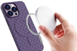 MagSafe Woven Case til iPhone 15 Pro - lilla