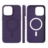 MagSafe Woven Case til iPhone 15 Pro - lilla