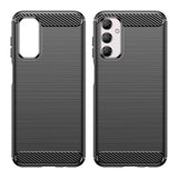 Fleksible carbon mønster tilfælde for Samsung Galaxy M14 Carbon Case - sort