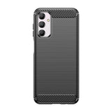 Fleksibel karbonmønsterfoder til Samsung Galaxy M14 Karbonfoder - sort