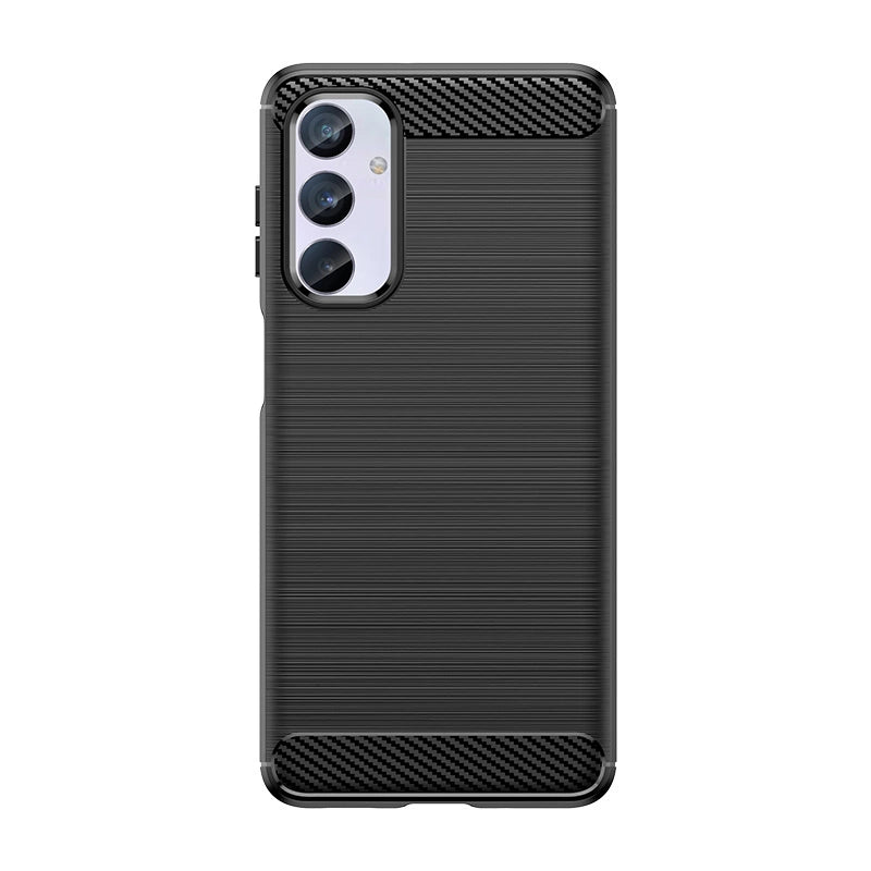 Fleksibel karbonmønsterfoder til Samsung Galaxy M54 Karbonfoder - sort