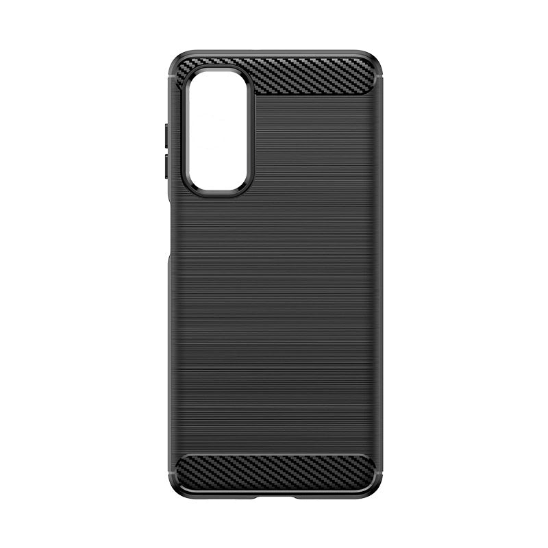 Fleksibel karbonmønsterfoder til Samsung Galaxy M54 Karbonfoder - sort