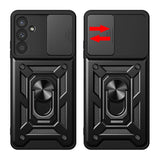 Hybrid Armor Camshield-hylster til Samsung M14 med kameraomslag - sort