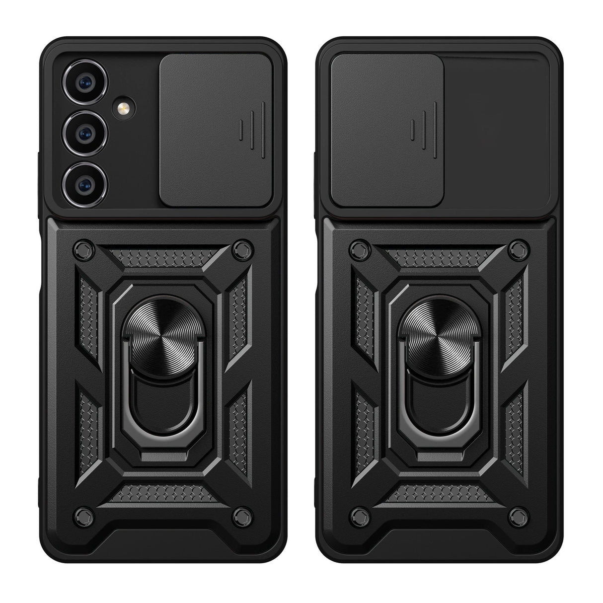 Hybrid Armor Camshield-hylster til Samsung M54 med kameraomslag - sort