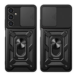Hybrid Armor Camshield-hylster til Samsung M54 med kameraomslag - sort