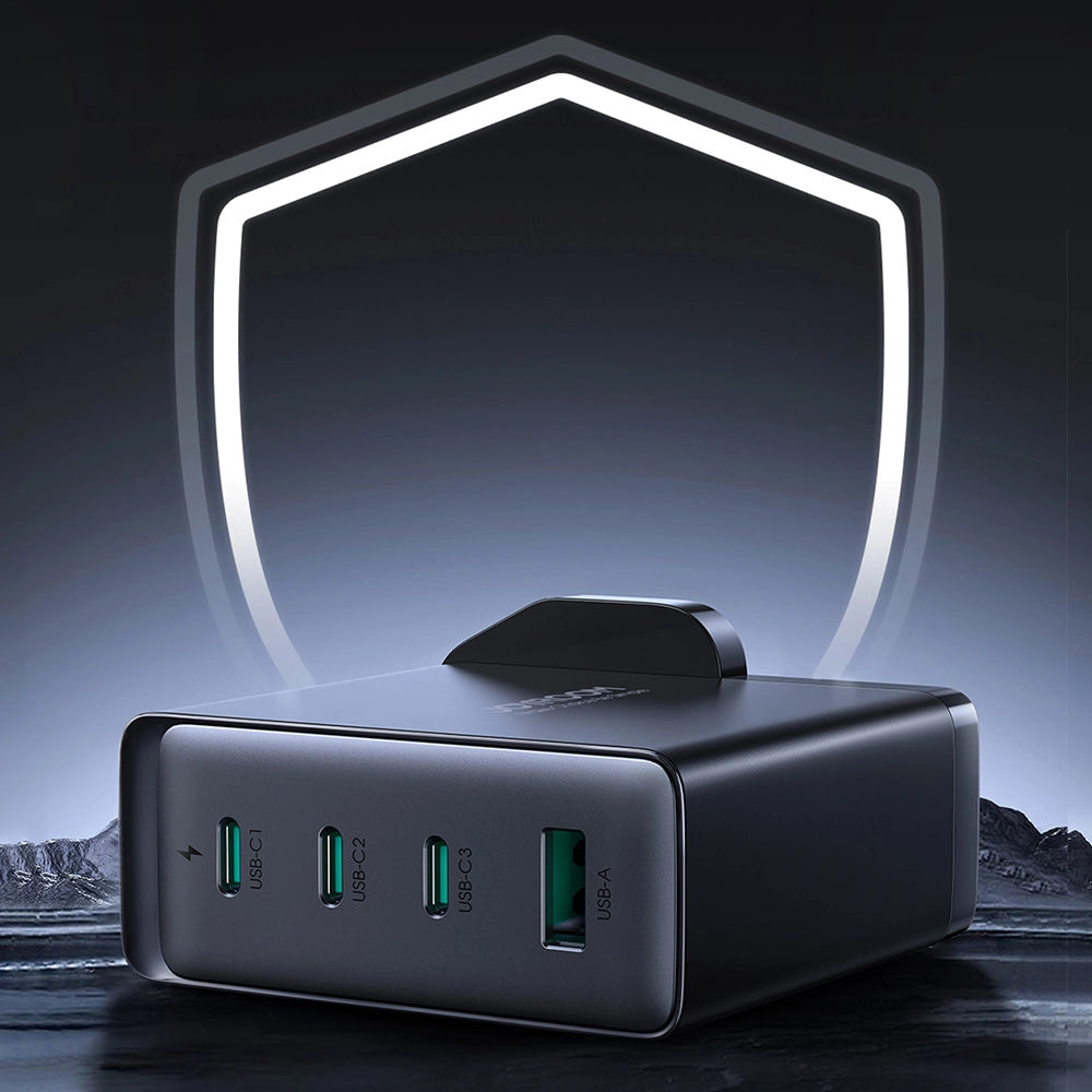 GaN oplader UK Joyroom JR-TCG05UK 140W 3x USB-C USB-A + USB-C / USB-C kabel 240W 1,2m