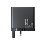 GaN oplader UK Joyroom JR-TCG05UK 140W 3x USB-C USB-A + USB-C / USB-C kabel 240W 1,2m