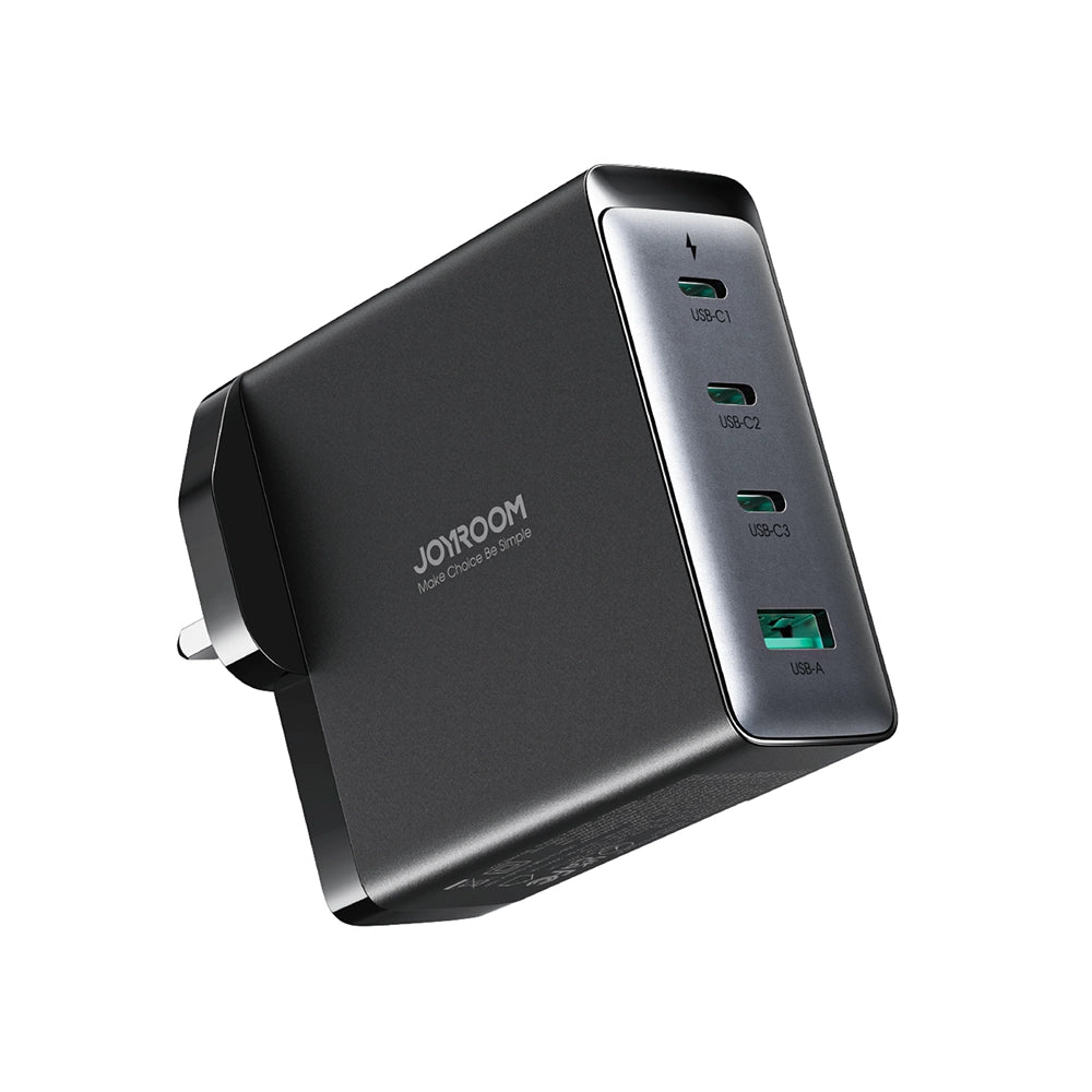 GaN oplader UK Joyroom JR-TCG05UK 140W 3x USB-C USB-A + USB-C / USB-C kabel 240W 1,2m