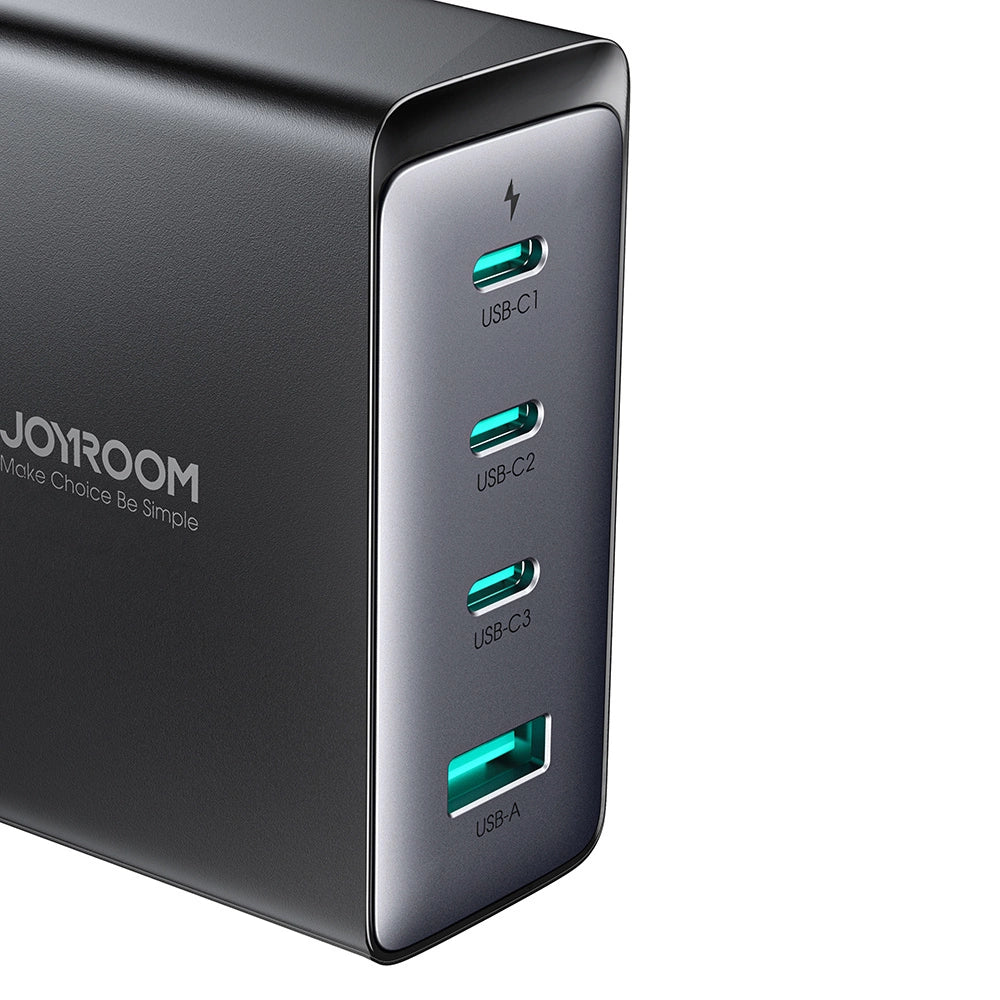 GaN oplader UK Joyroom JR-TCG05UK 140W 3x USB-C USB-A + USB-C / USB-C kabel 240W 1,2m