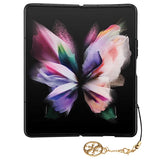 Guess GUHCZFD5GF4GGR F946 Z Fold5 grå/grå hardcase 4G Charms Collection